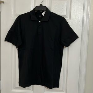 GAP MEN Organic Cotton Polo Shirt black XS